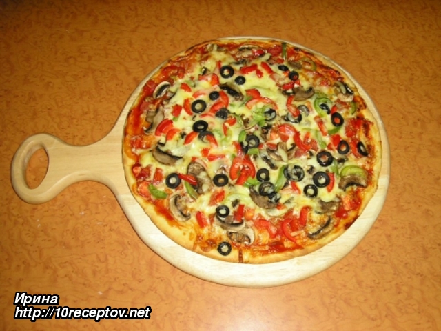 Основной рецепт теста для пиццы